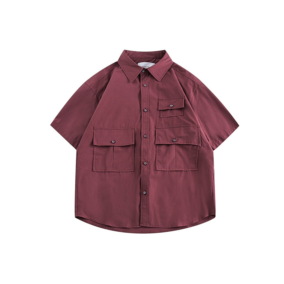 Unisex Shirt Retro Loose Casual