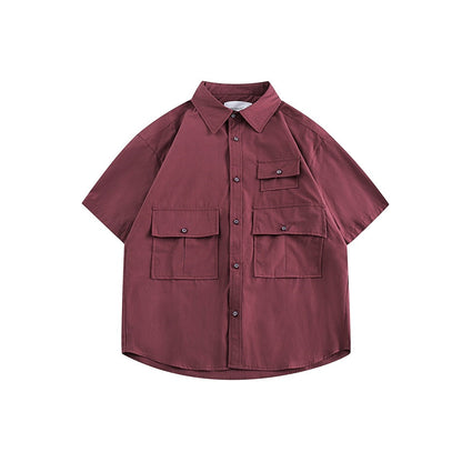 Unisex Shirt Retro Loose Casual