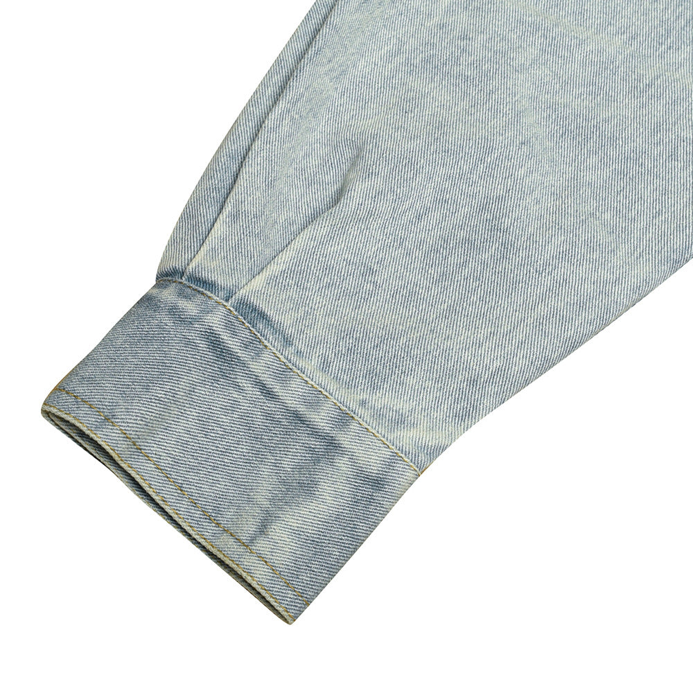 Unisex Shirt Heavy Retro Loose Denim Jacket
