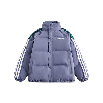 Unisex Coat Cotton Coat Winter Coat Couple Stand Collar