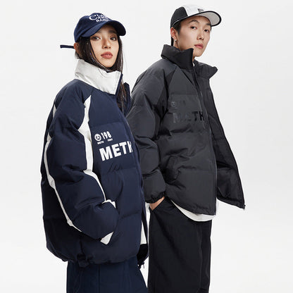 Unisex Coat Winter Warm Cotton-Padded Coat Thick Loose