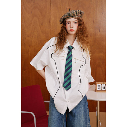 Unisex Shirt Vintage University Style