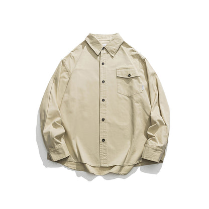 Unisex Shirt Retro Baggy Coat Casual