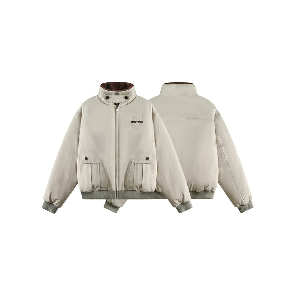 Unisex Coat Pilot Cotton Coat Winter Coat Thickened