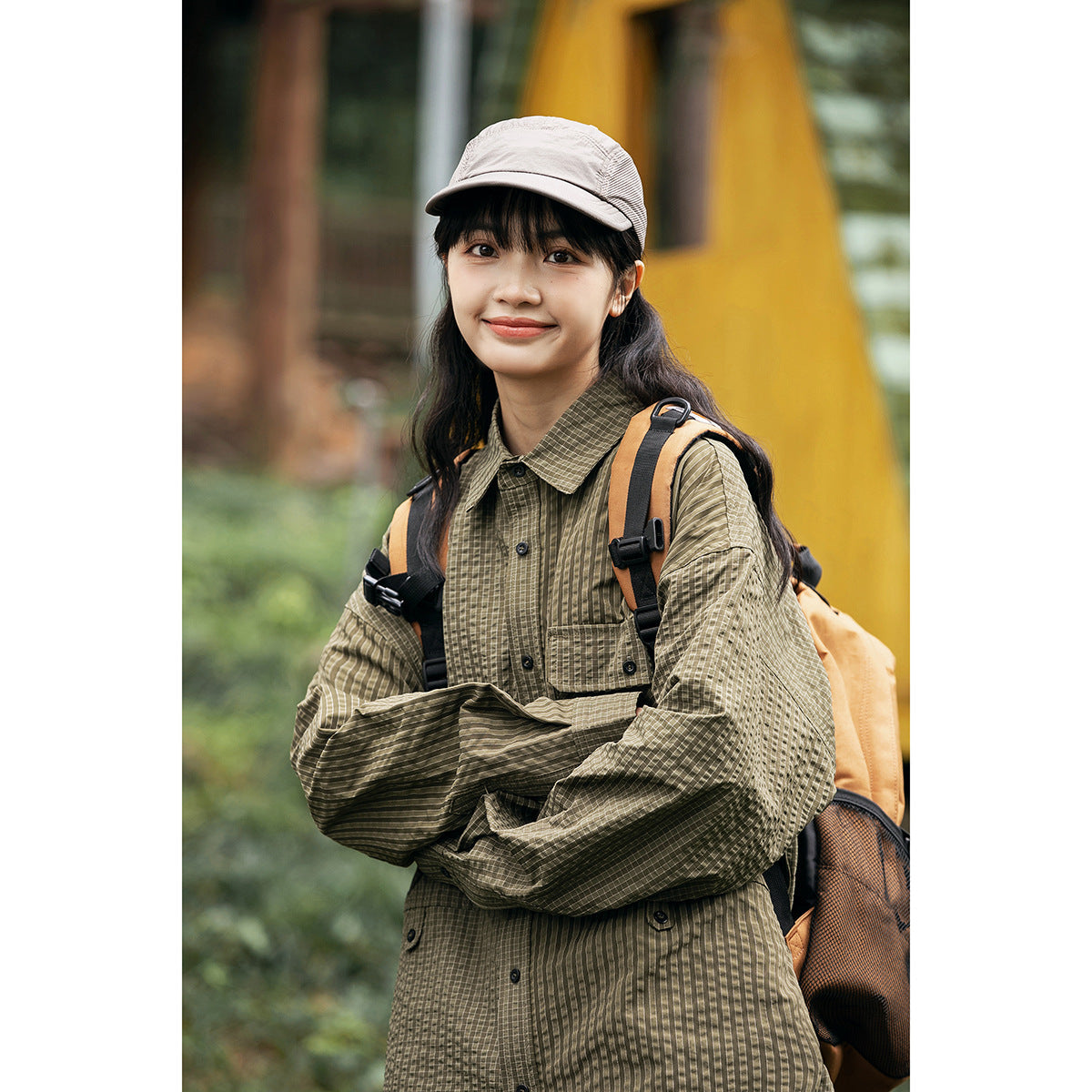 Unisex Shirt Retro Plaid Shirt Long Sleeve