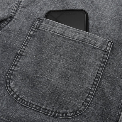 Unisex Shirt Heavy Pocket Loose Denim