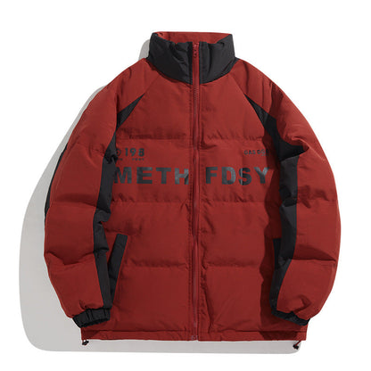 Unisex Coat Winter Warm Cotton-Padded Coat Thick Loose