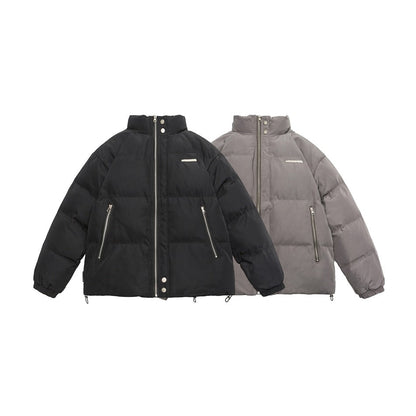 Unisex Coat Versatile Casual Winter Cotton-Padded Coat