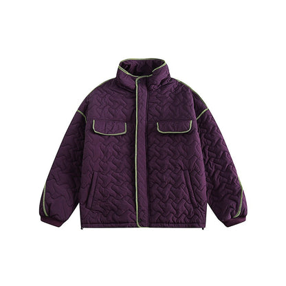 Unisex Coat Winter Warm-Keeping Cotton Clothing Loose Lapel
