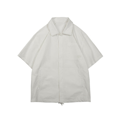 Unisex Shirt Casual Loose Cotton