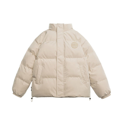 Unisex Coat Winter Stand-up Collar Cotton-Padded Clothes Thickened