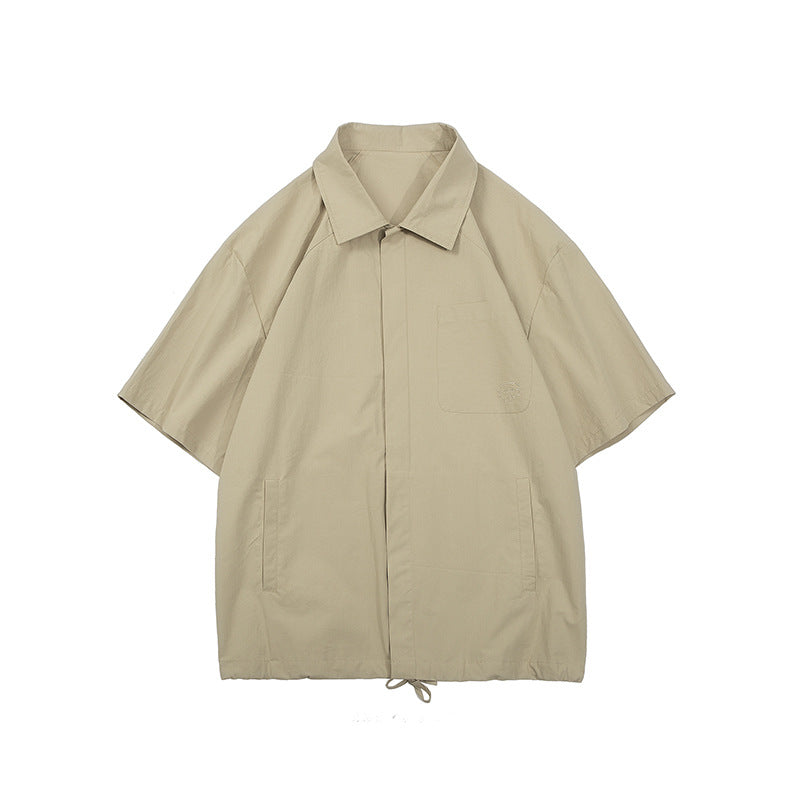 Unisex Shirt Casual Loose Cotton