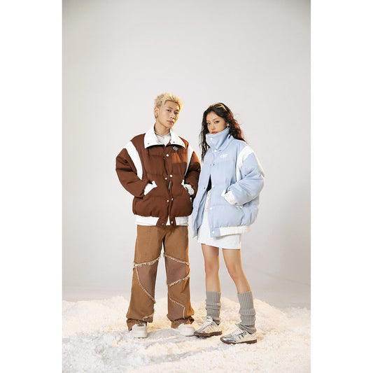 Unisex Coat Winter Coat Bread Coat Men's and Women's Cotton-Padded Coat