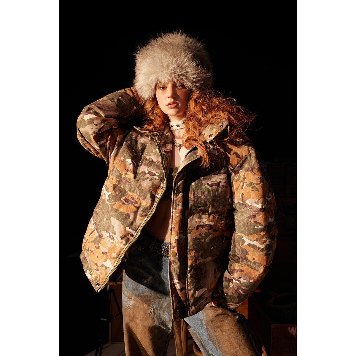 Unisex Coat Men's Women's Hoodie Cotton Coat Winter