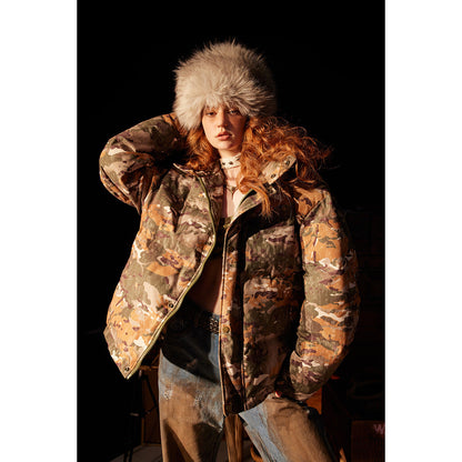 Unisex Coat Men's Women's Hoodie Cotton Coat Winter