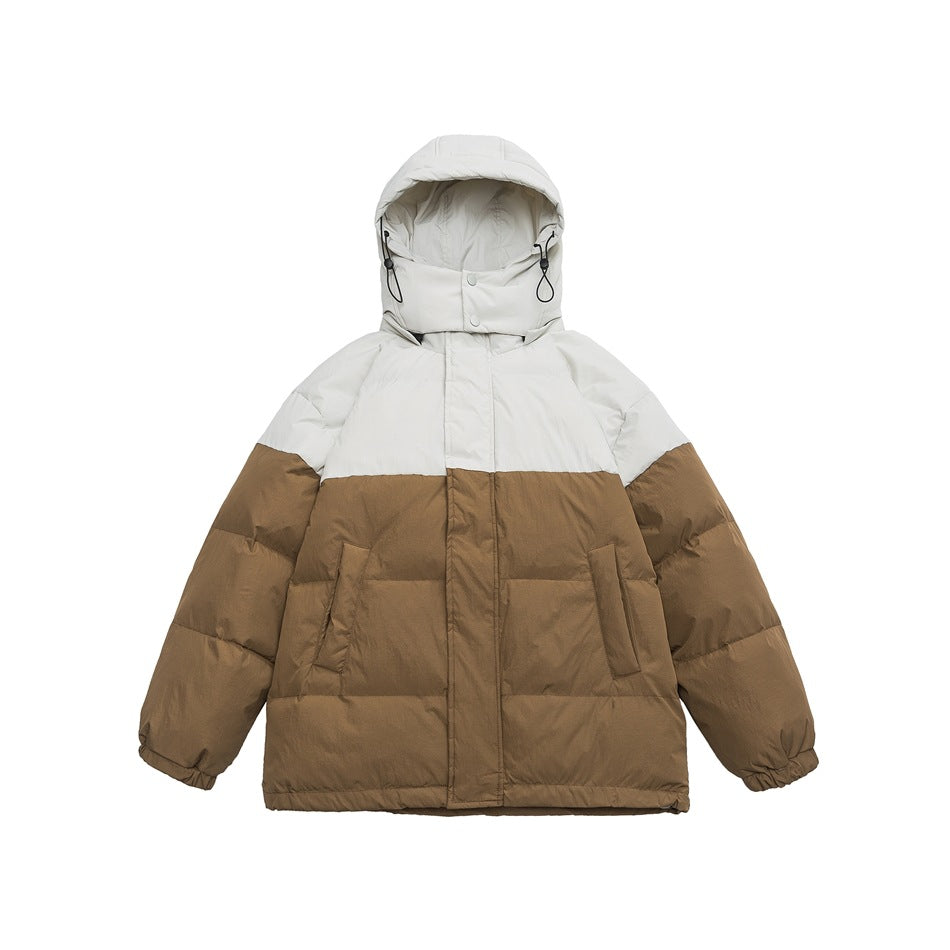 Unisex Coat Outdoor Winter Thickening Stand Collar Cotton-Padded Jacket