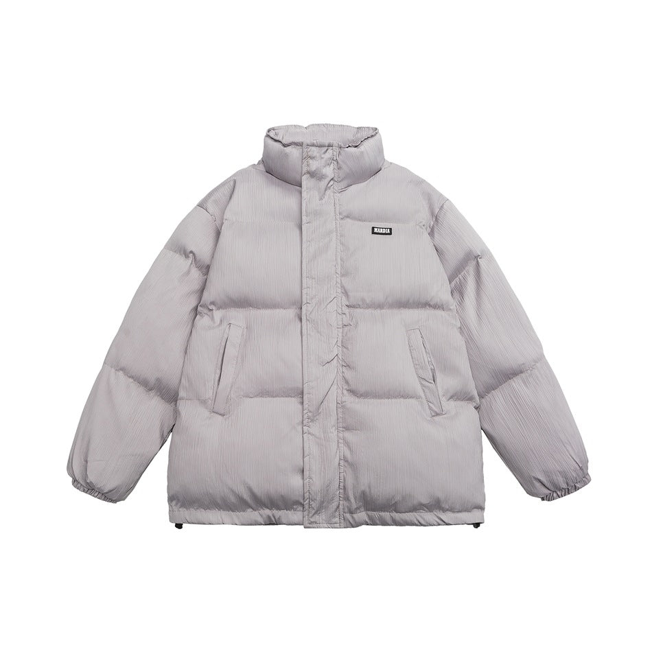 Unisex Coat Cold Protection in Winter Thickening Stand Collar