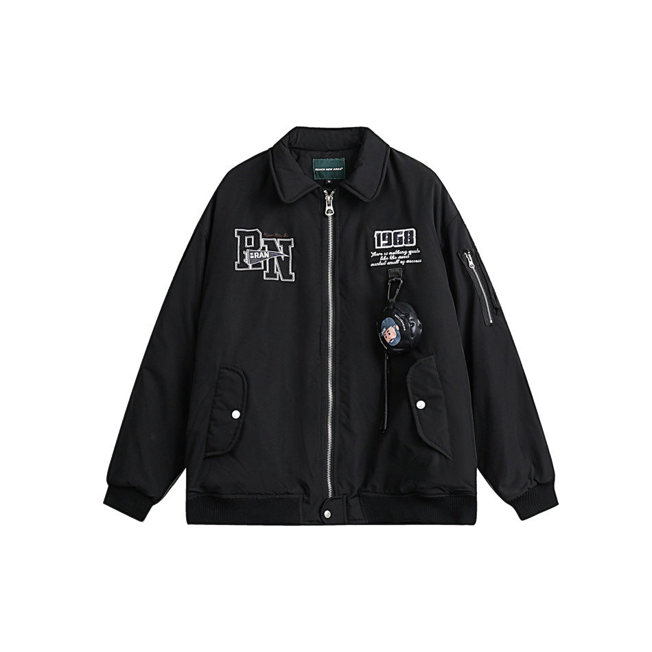 Unisex Coat Loose Cotton Coat