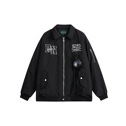 Unisex Coat Loose Cotton Coat