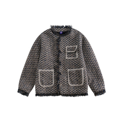 Unisex Coat Burr Coat Winter Cotton Dress