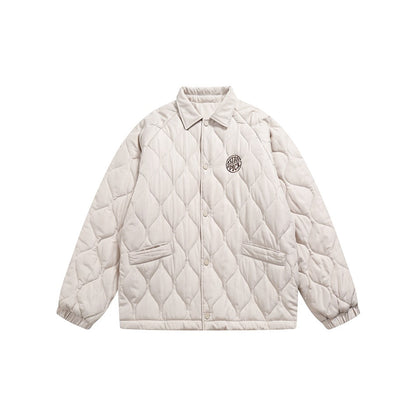 Unisex Coat Winter Couple Lightweight Cotton-Padded Jacket