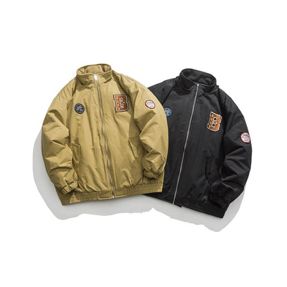 Unisex Coat Winter Bomber Jacket Couple