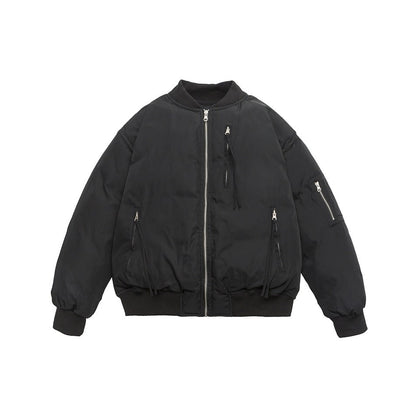Unisex Coat Jacket Winter Cotton-Padded Coat