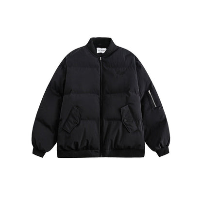 Unisex Coat Winter Thickened Couple Loose Baseball Uniform