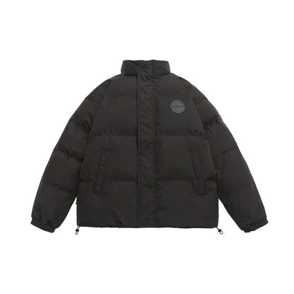 Unisex Coat Winter Stand-up Collar Cotton-Padded Clothes Thickened