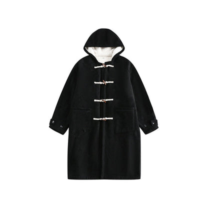 Unisex Coat Loose Winter Lamb Wool Anorak