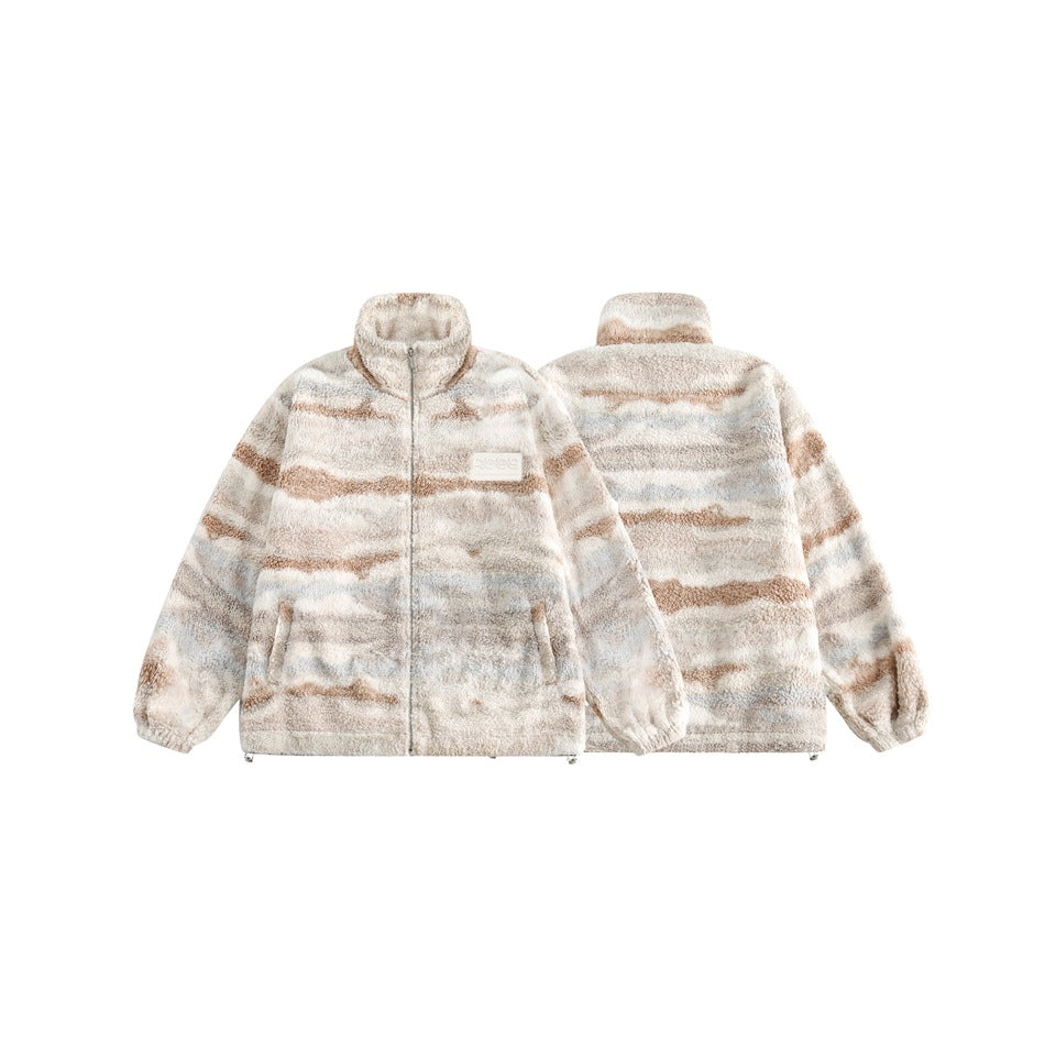 Unisex Coat Plush Coat Cute Girls' Cotton-Padded Coat Lamb Wool