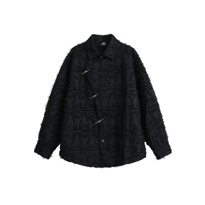 Unisex Shirt Loose Long Sleeve Brushed Shirt