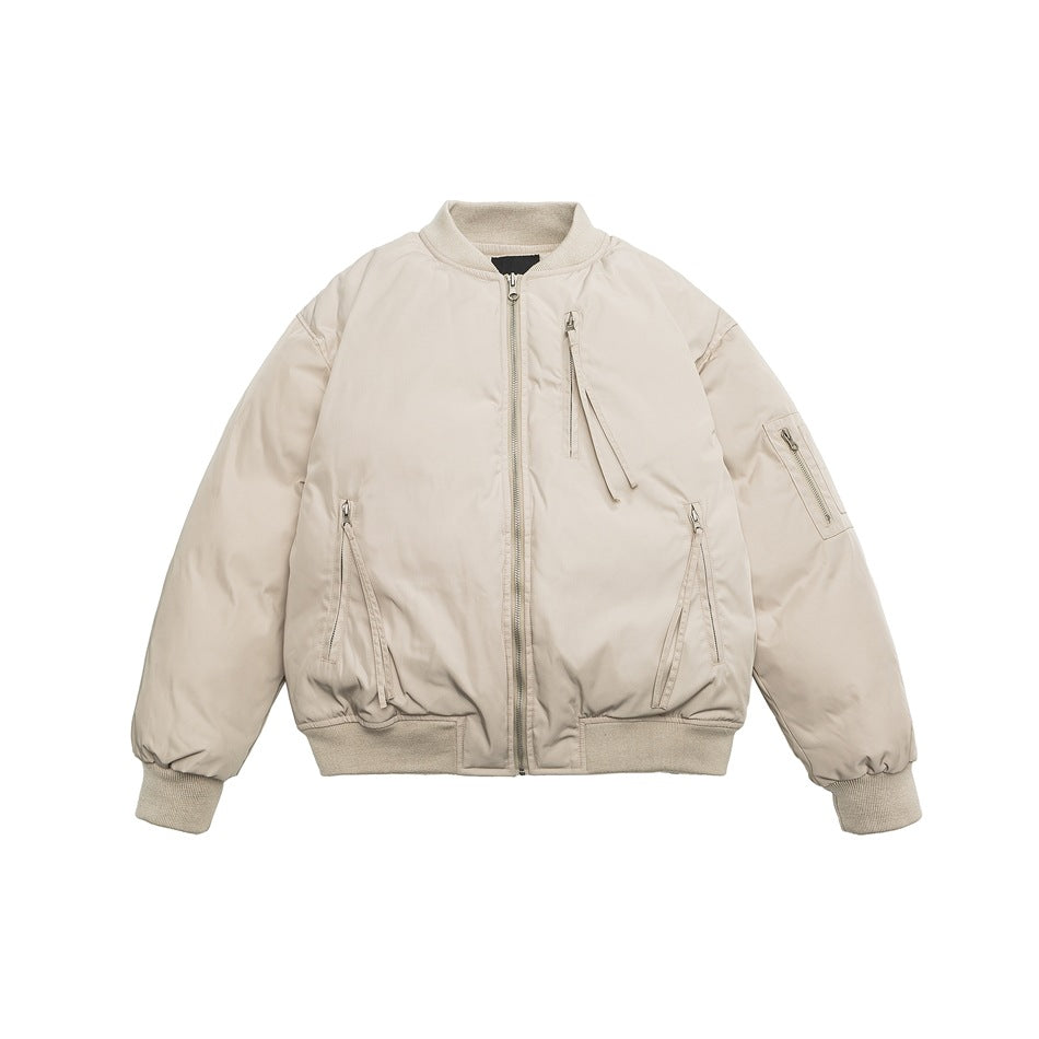 Unisex Coat Jacket Winter Cotton-Padded Coat