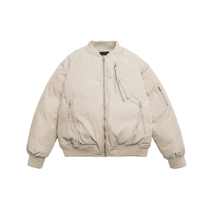 Unisex Coat Jacket Winter Cotton-Padded Coat