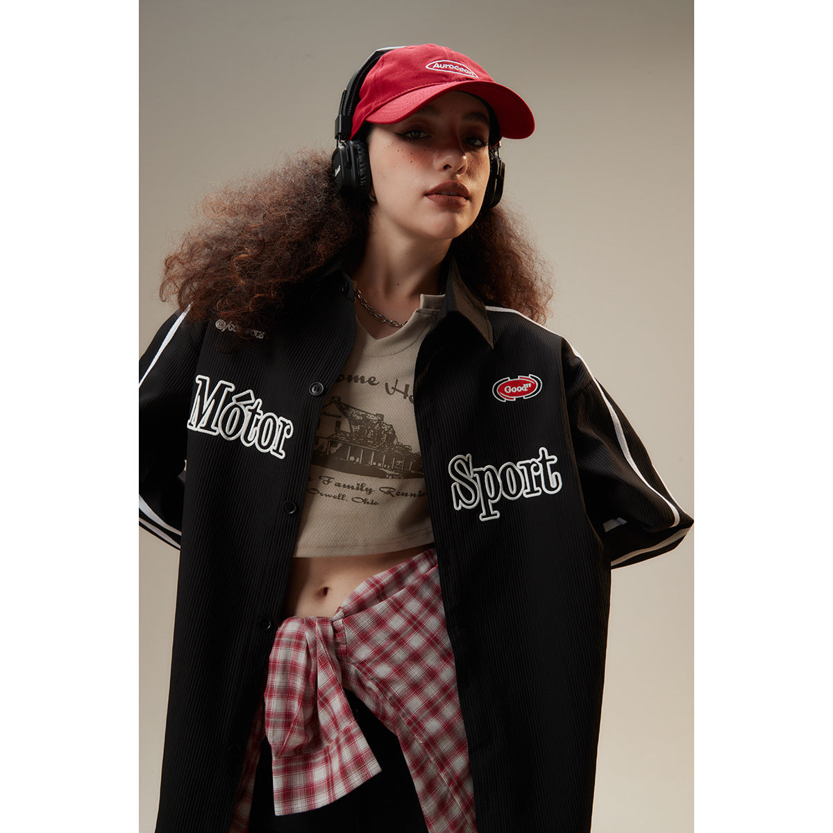 Unisex Shirt Vintage Cardigan Jacket Loose