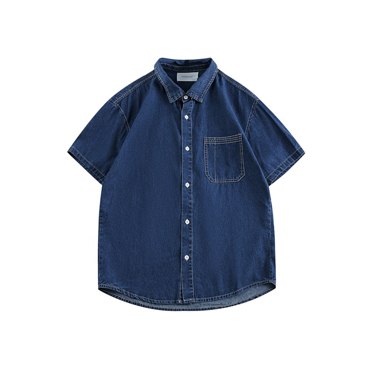 Unisex Shirt Heavy Weight Retro Workwear Denim Loose