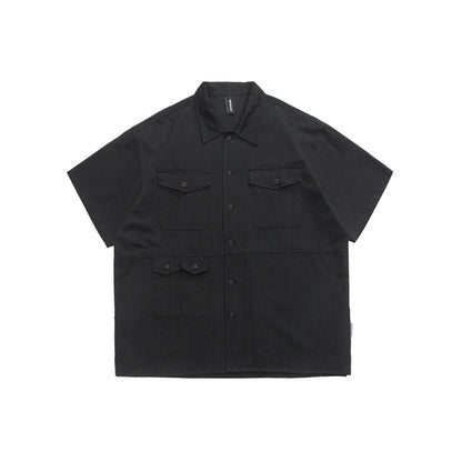 Unisex Shirt Summer Coat Retro Casual Loose