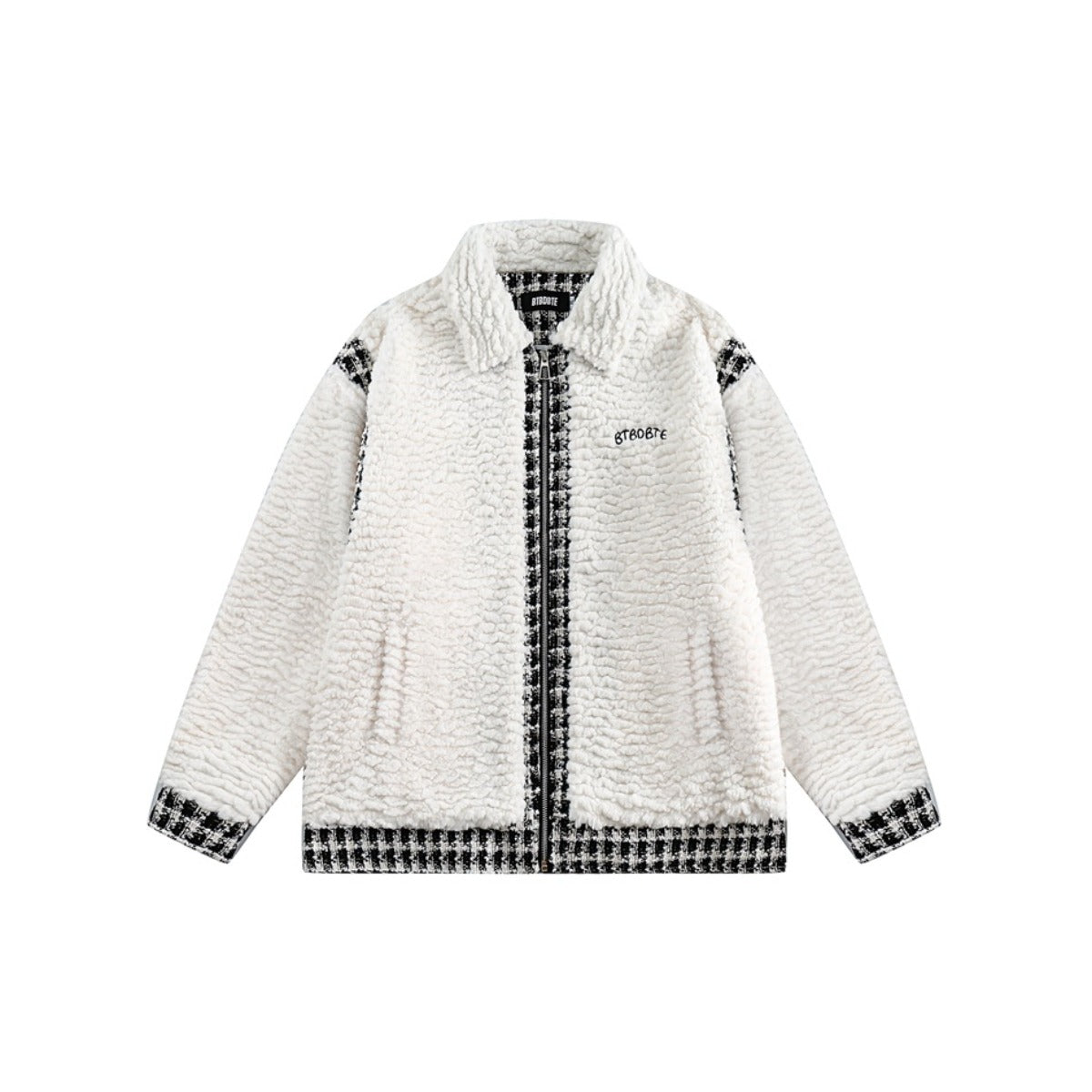 Unisex Coat Plush Padded Jacket Cotton Padded Coat Warm