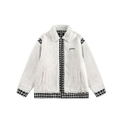 Unisex Coat Plush Padded Jacket Cotton Padded Coat Warm