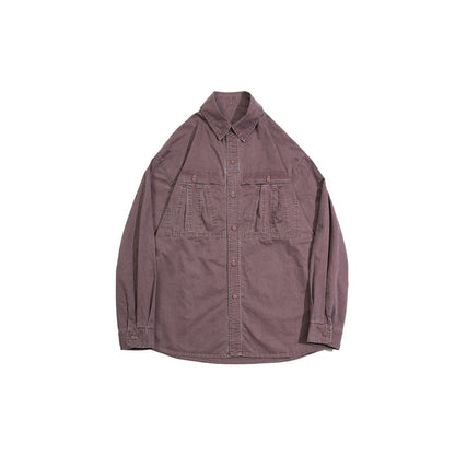 Unisex Shirt Retro Loose Casual