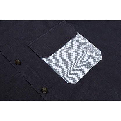 Unisex Shirt Loose Summer Splicing Coat