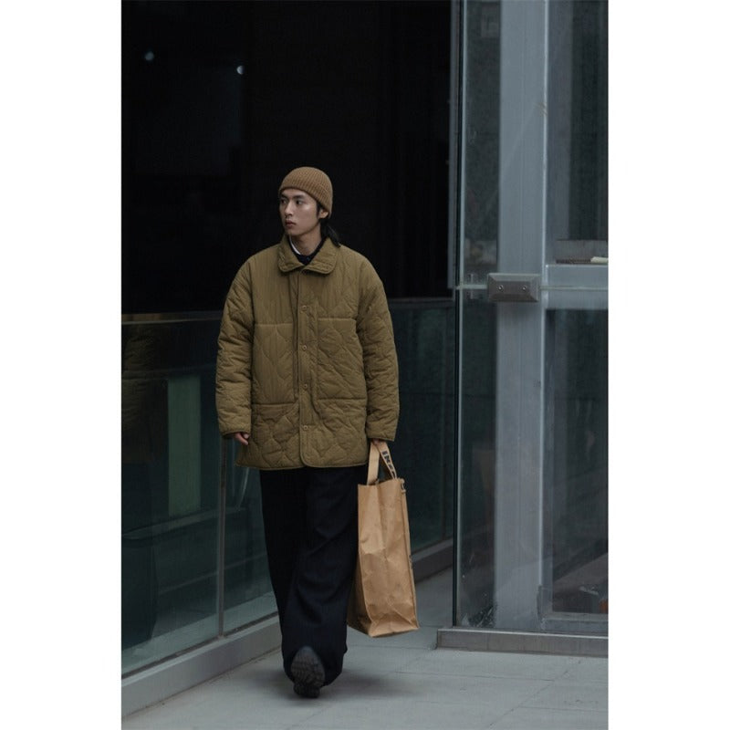 Unisex Coat Simple Coat Cotton Jacket