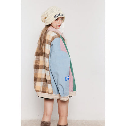 Unisex Coat Winter Warm and Loose Stitching