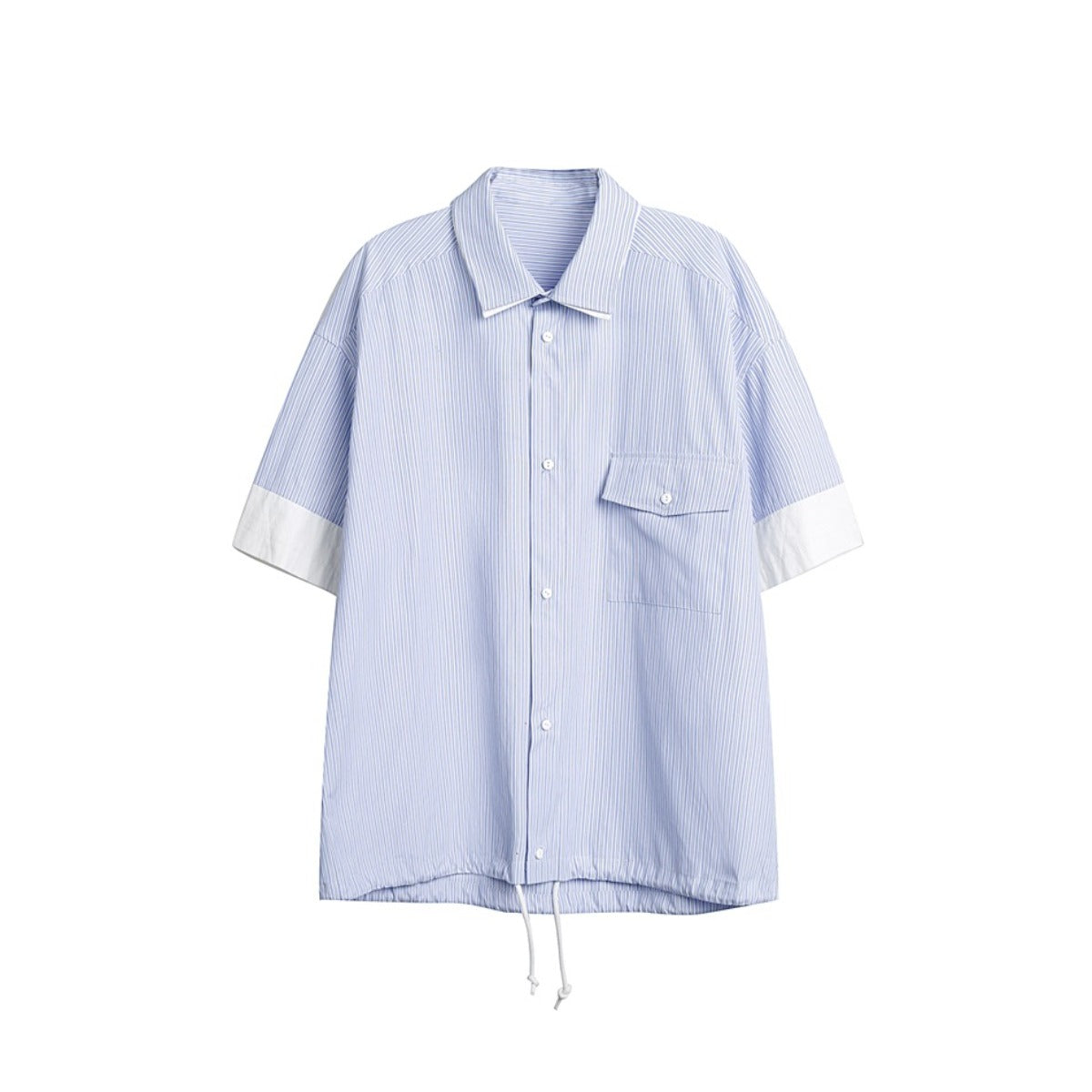 Unisex Shirt Loose Striped Shirt