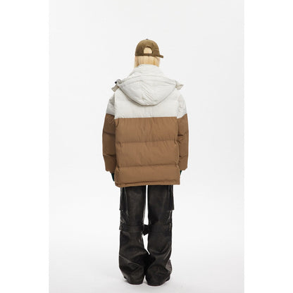 Unisex Coat Outdoor Winter Thickening Stand Collar Cotton-Padded Jacket