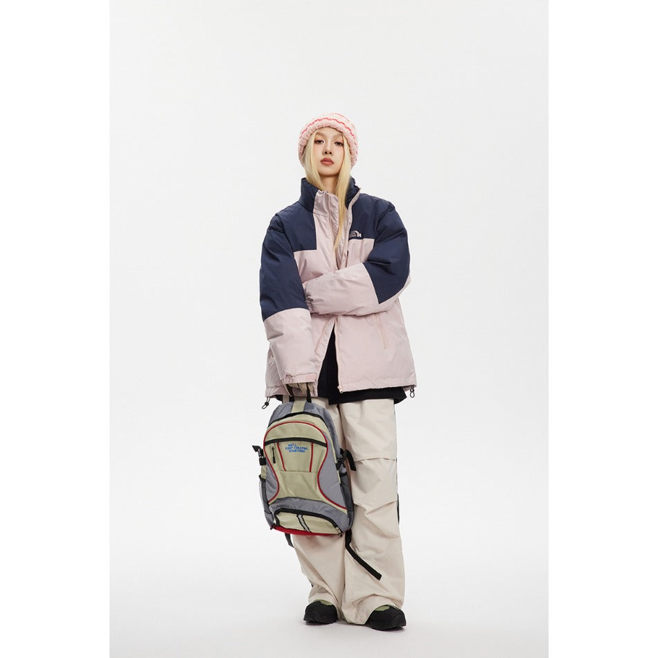 Unisex Coat Outdoor Student Loose Thick Coat Cotton-Padded Jacket