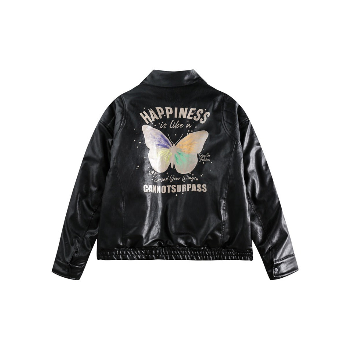 Unisex Coat Butterfly Print Coat
