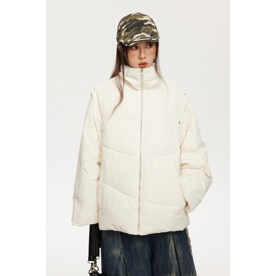Unisex Coat Winter Thick Cotton Clothing Stand Collar