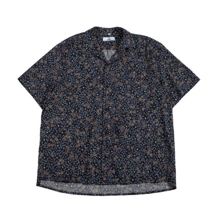 Unisex Shirt Floral Shirt Loose Cotton Handsome