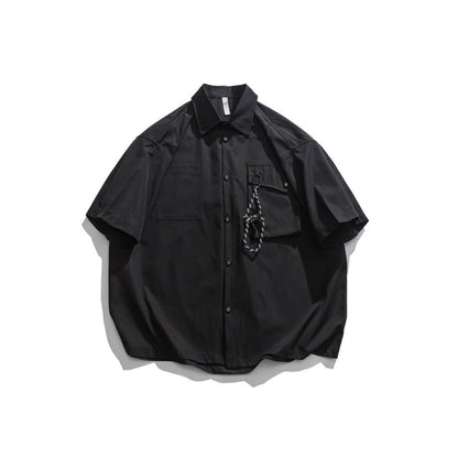 Unisex Shirt Pocket Loose Casual